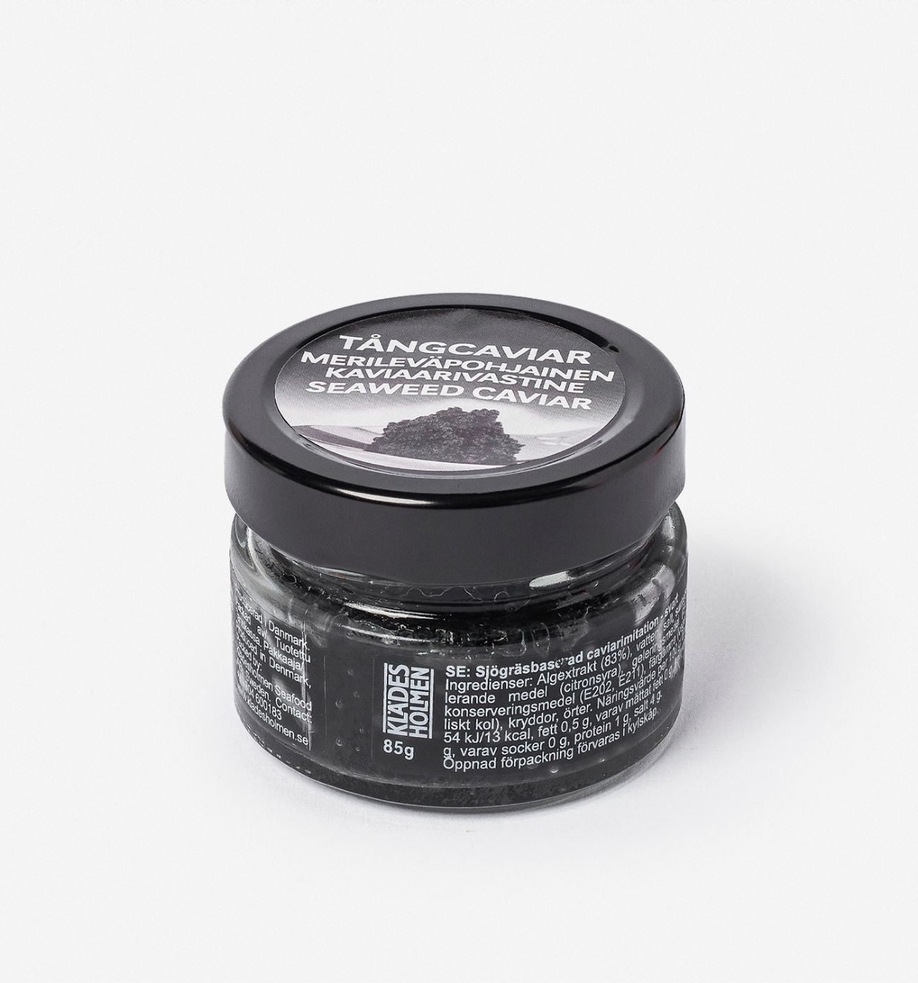 Black seaweed caviar